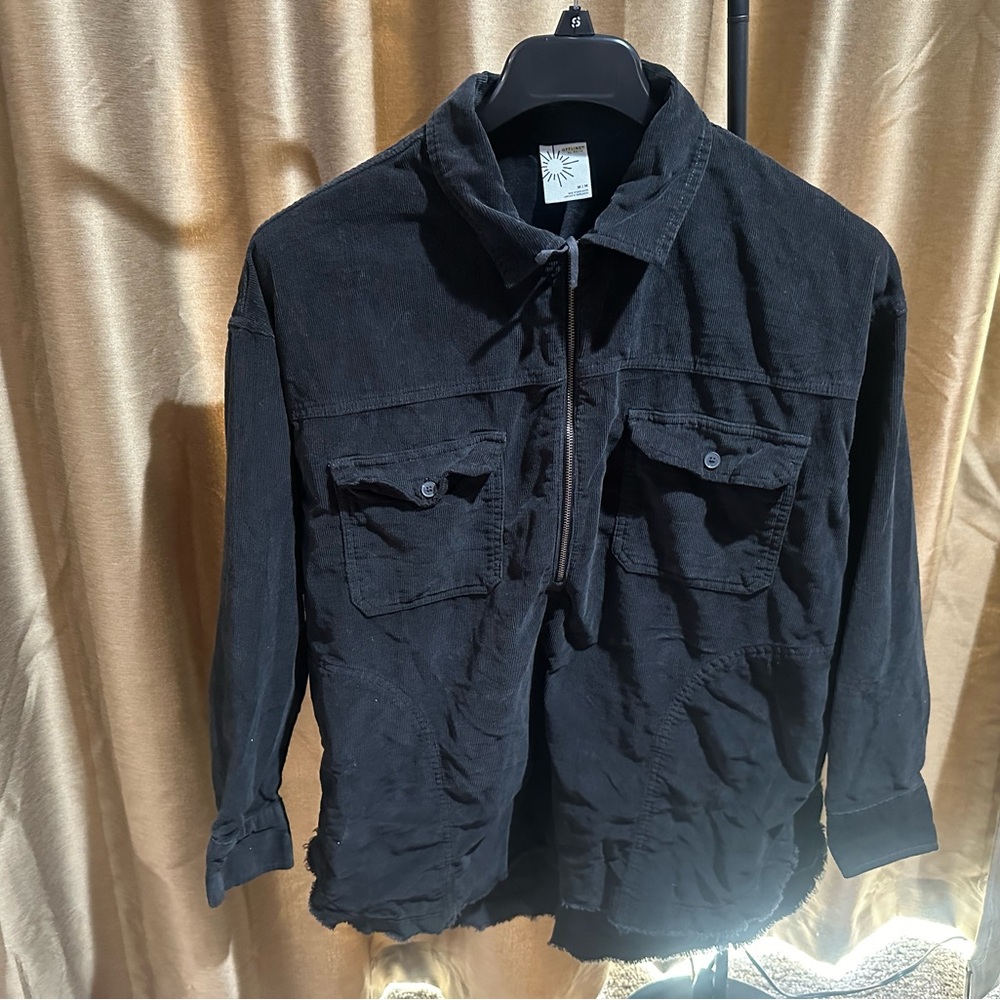 Black Button-Up Jacket